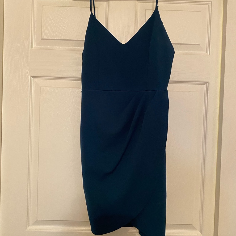 LULUs emerald green mini dress